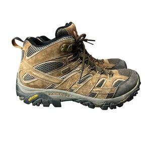 Merrell Moab 2 Mid Boots Mens 10 Waterproof Hiking Earth Brown Outdoor J06051
